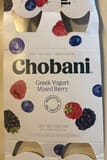 Chobani Greek Yogurt Mixed Berry