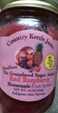Country Kettle Jams Red raspberry homemade fruit spread