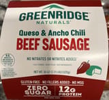 Greenridge Queso & Ancho Chili Beef Sausage