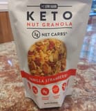 Nutrail Vanilla strawberry keto nut granola