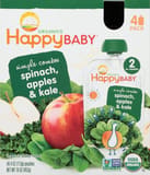 Happy Baby Apples, Spinach & Kale- Stage 2: Simple Combos