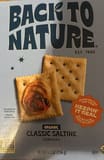 Back To Nature Classic Saltine Crackers