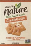 Back To Nature Cheddalicious Cheese Flavored Crackers