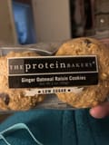 The Protein Bakery Ginger oatmeal raisin cookies