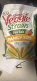 Hain Celestial garden Veggie Straws Sea Salt
