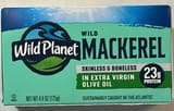 Wild Planet Wild Mackerel Skinless & Boneless Fillets In Extra Virgin Olive Oil
