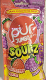 Pur Jumbo Gum Sourz Strawberry Grape