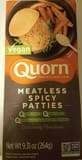 Quorn Meatless spicy patties