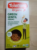 Tolerant Foods Organic Green Lentil Elbows