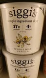 Siggi's Whole Milk Vanilla Yogurt