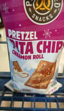 Pretzelized Snacks Pretzel Pita Chips Cinnamon Roll