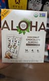 Aloha Coconut Chocolate Almond Organic Protein Bars