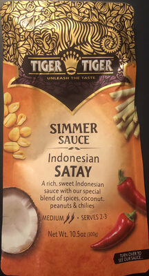 Tiger Tiger Indonesian Satay Simmer Sauce