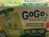 GoGo SqueeZ Apple Apple Fruit On The Go