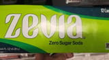 Zevia zero calorie soda