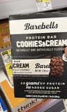 Barebells Cookies and cream protein bars