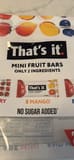 That's It. Mini Fruit Bars