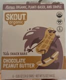 Skout Organic Skout Chocolate Peanut Butter Kids Snack Bars