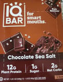 IQ Bar Chocolate Sea Salt