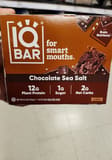 IQ Bar Chocolate Sea Salt