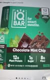 IQ Bar Chocalate Mint Chip