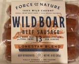 100% Wild Caught Boar and Beef Sausage