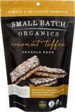 Small Batch Granola bark coconut toffee organic