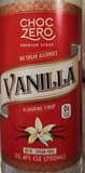 Choc Zero Vanilla syrup