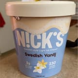 Nick's No Added Sugar Vanilla Bean Light Ice Cream