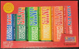 Tony's Chocolonely Individually packed dark and milk chocolate bars - plain and with honey almond nougat, caramel sea salt, hazelnut and almond sea salt