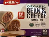 Red's Organic Bean & Cheese Burrito