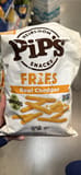 Heirloom Snacks Pipcorn Fries Real Cheddar