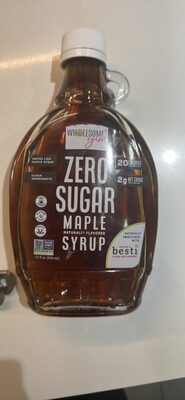 Wholesome Yum Zero Sugar Maple Syrup