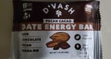D'vash Organics Pecan Cacao Date Superfood Bar