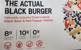 Actual Veggies Black Bean Veggie Burger