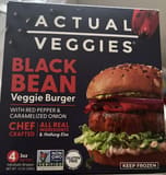 Actual Veggies Black Bean Veggie Burger