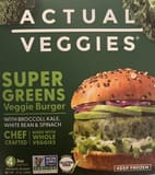 Actual Veggies Super Greens Veggie Burger | The Actual Green Burger