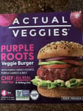 Actual Veggies Purple Roots | The Actual Purple Burger