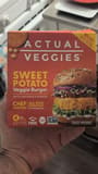 Actual Veggies Sweet Potato Veggie Burger | The Actual Orange Burger
