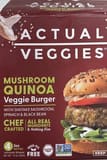 Actual Veggies Mushroom Quinoa Veggie Burger