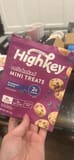 HighKey soft baked MINI TREATS Blueberry Muffin