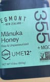 Egmont Mānuka Honey