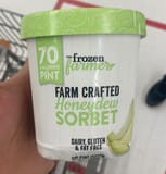 The Frozen Farmer Fa crafted honeydew sorbet