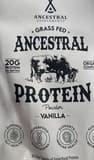 Ancestral Supplements Vanilla protein powder