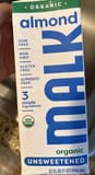 Organic Almond unsweetened