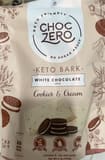 Choc Zero Cookies & Cream White Chocolate Style Keto Bark