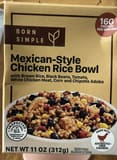 Born Simple Mexican style chicken rice bowl