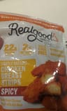 Realgood Foods Co. Lightly Breaded Chicken Breast Strips Spicy
