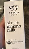 Mooala Organic Simple almond milk