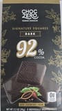 Choc Zero Signature squares dark